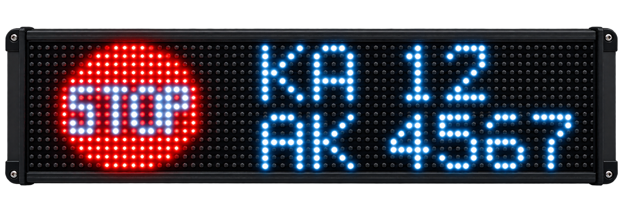 LED Stop Sign Display